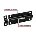 Black Steel Pin, 4 ', Hermex Basic