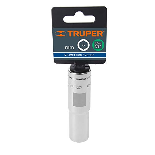 CUBO LARGO CUADRO 1/2" HEXAGONAL DE 19 MM. TRUPER