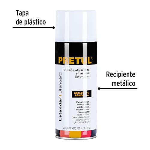 PINTURA EN AEROSOL BLANCO BRILLANTE PRETUL