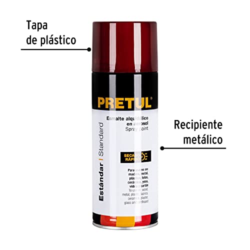 PINTURA EN AEROSOL ROJO PRETUL