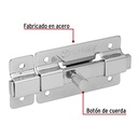PASADOR DE BARRA PLANA 3" ACABADO CROMO