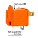 ADAPTADORES POLARIZADOS 3 A 2 NARANJAS 
