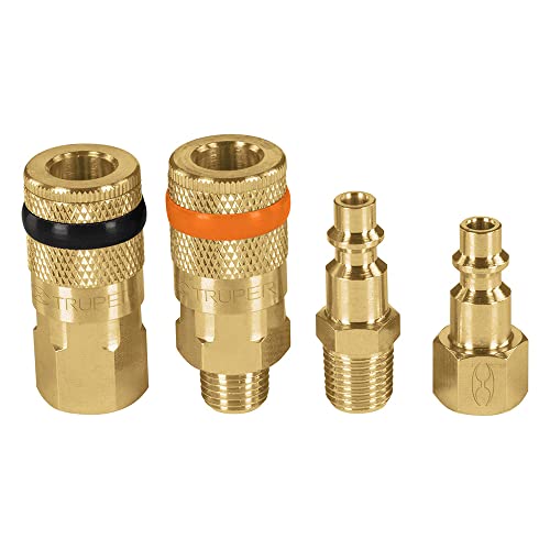 Brass Couplers and Conector Set 4 Pieces