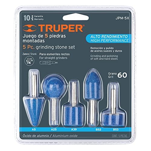 Juego de 5 piedras montadas zanco 1/4'' de alto rendimiento 