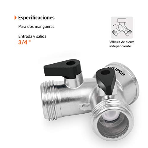 Truper Hose Y Metal Conncetor # AD-2