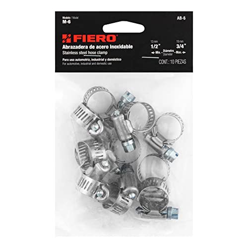 PIEZA ABRAZADERA REFORZADA #6 1/2 - 3/4" FIERO