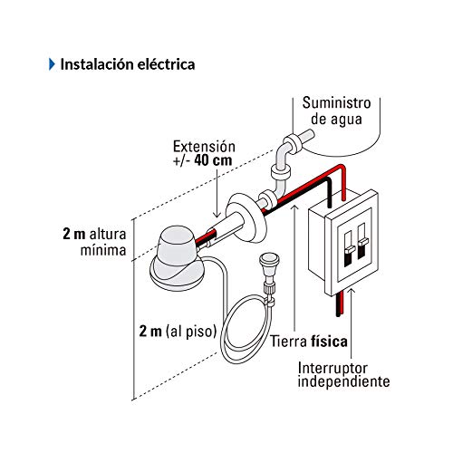 49491 REGADERA ELECTRICA 4 TEMPERATURAS FOSET REGEL-4