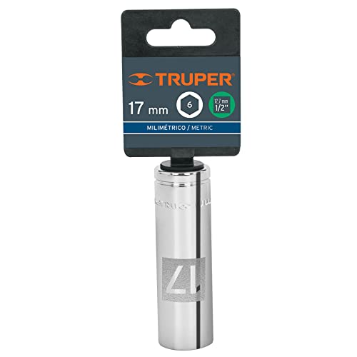 CUBO LARGO CUADRO 1/2" HEXAGONAL DE 17