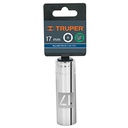 CUBO LARGO CUADRO 1/2" HEXAGONAL DE 17