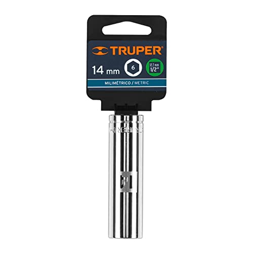 CUBO LARGO CUADRO 1/2" HEXAGONAL DE 14 MM. TRUPER