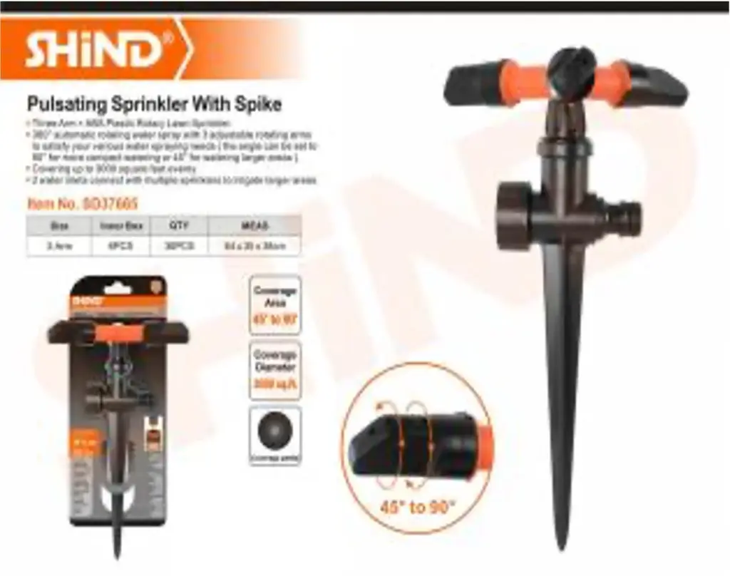Aspersor de punta para riego 