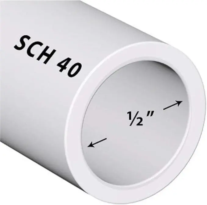 TUBO 1/2 UPVC SCH40   (21.3x2.77)x5.8m