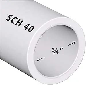 TUBO 3/4 UPVC SCH40    (26.7x2.87)x5.8m