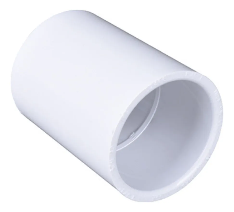 Cople Liso Pvc 1/2 Pulgada