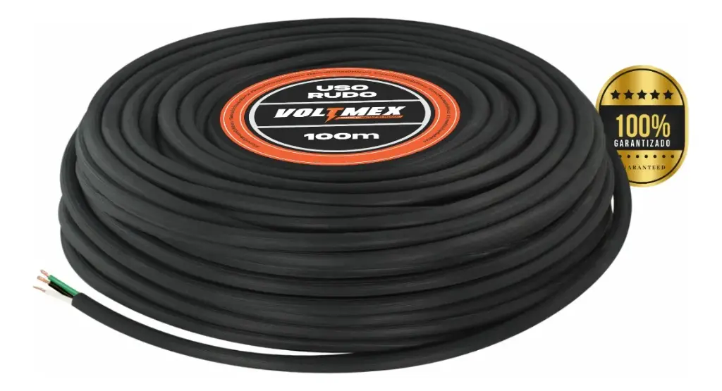 CABLE DE USO RUDO 3X12 100M VOLTMEX