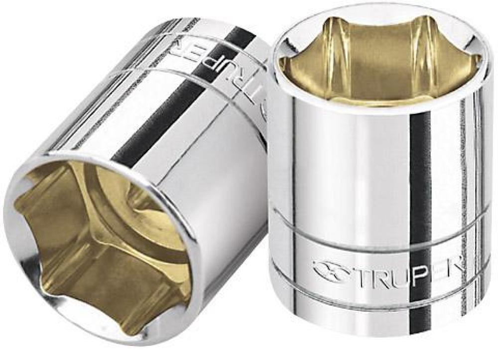 CUBO CUADRO DADO 1/2" 6 PUNTAS MILIMETRICO 15 Mm TRUPER 13265 Truper D-5415-M