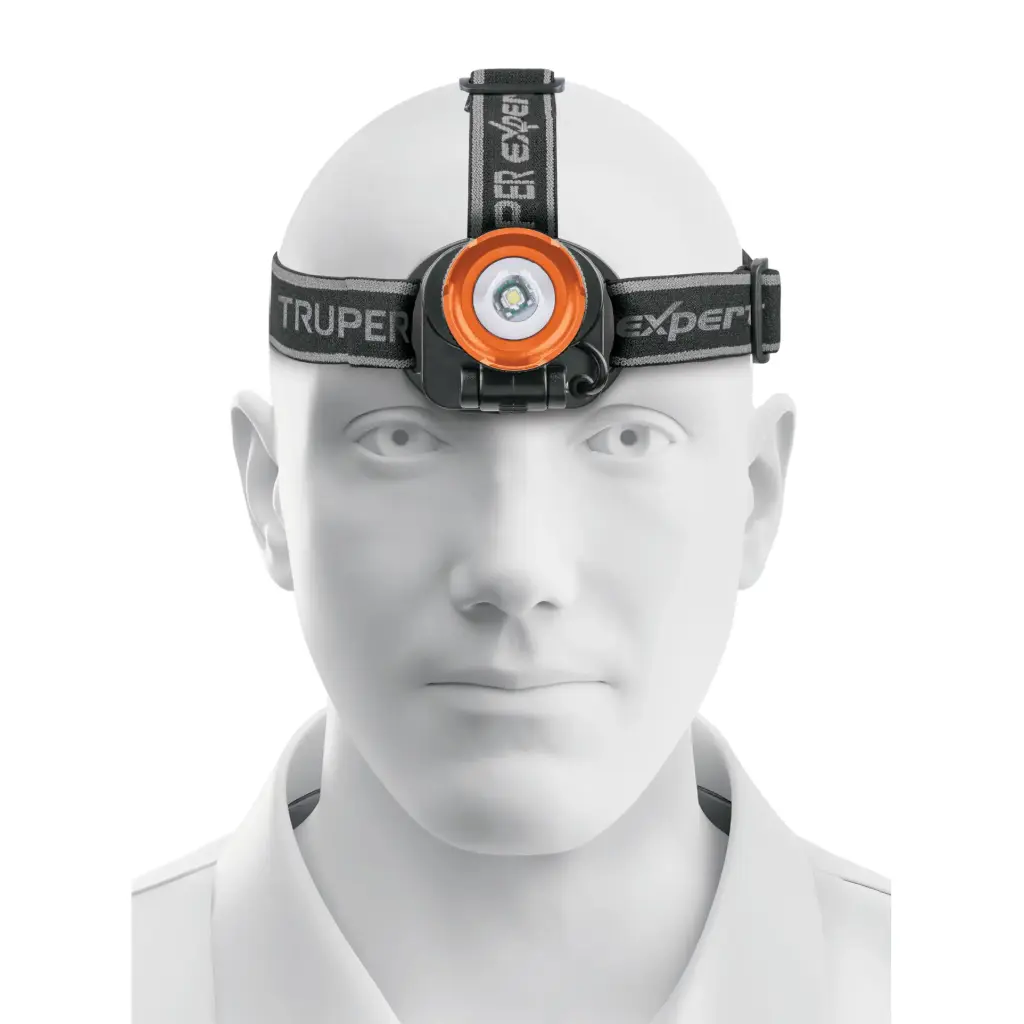Linterna de de minero 80 lumenes 1 LED recargable Truper