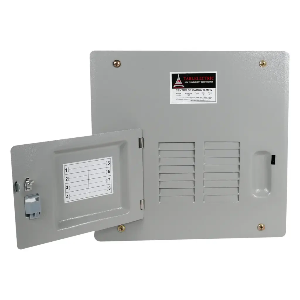 Caja Termica Monofasica 8 circuitos 125A ABB