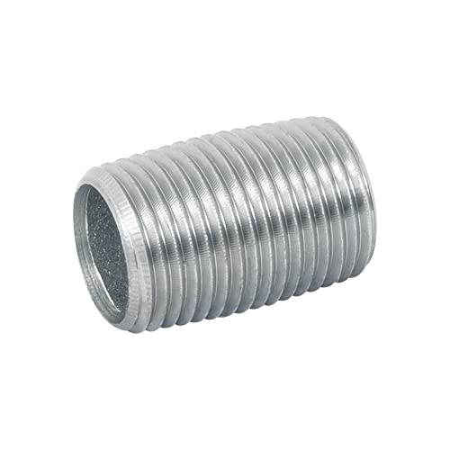 Niple de acero galvanizado 1/2' cuerda corrida, Foset