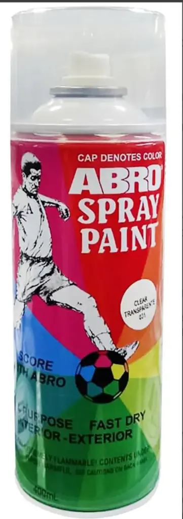PINTURA SPRAY TRANSPARENTE ABRO 031 