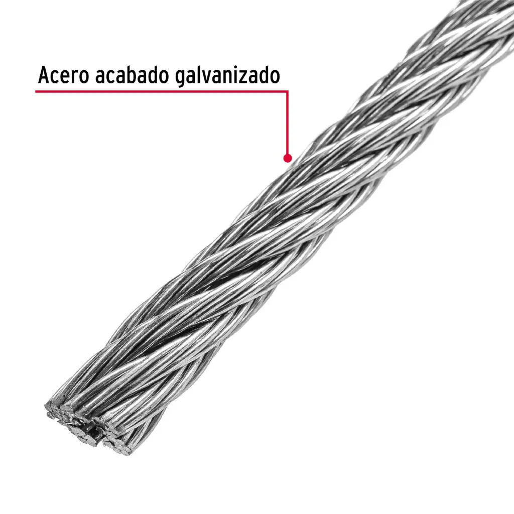 CABLE DE ACERO GALVANIZADO 5/16 (METRO)