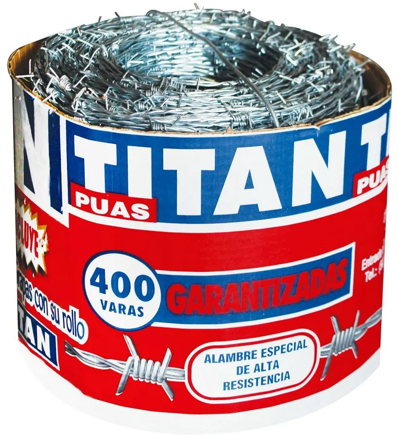 Alambre de púa Titan 400 V 