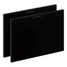 Vidrio p/soldar oscuro n-12 de 2"x4.1/4"