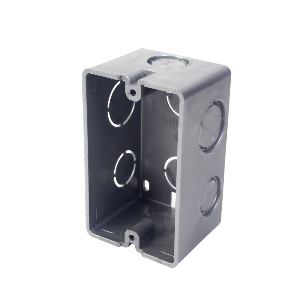 CAJA RECTANGULAR 4X2 PULG PVC