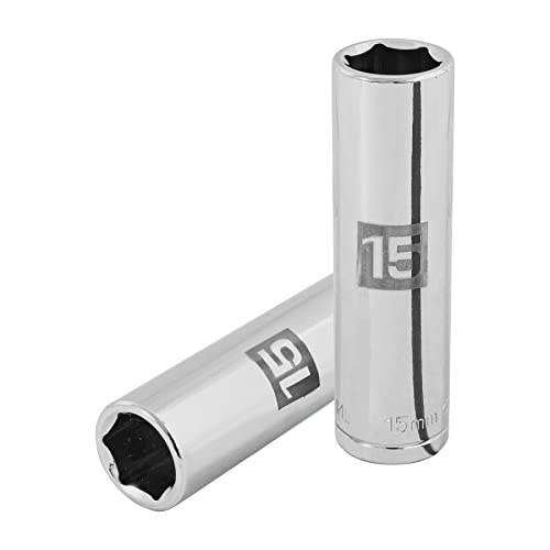 CUBO LARGO CUADRO 1/2" HEXAGONAL DE 15 MM. TRUPER