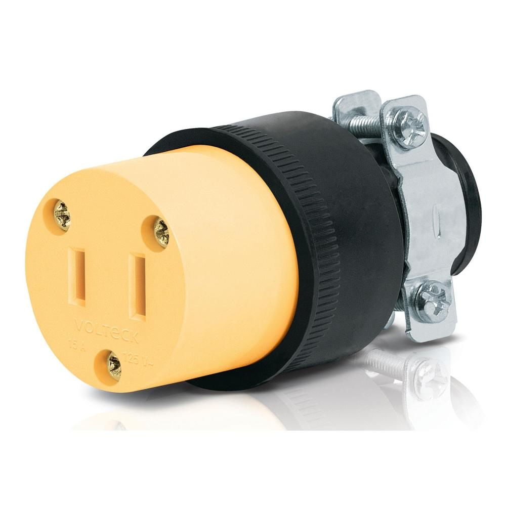 TOMA INDUSTRIAL HEMBRA REFORZADA SENCILLA VOLTECK