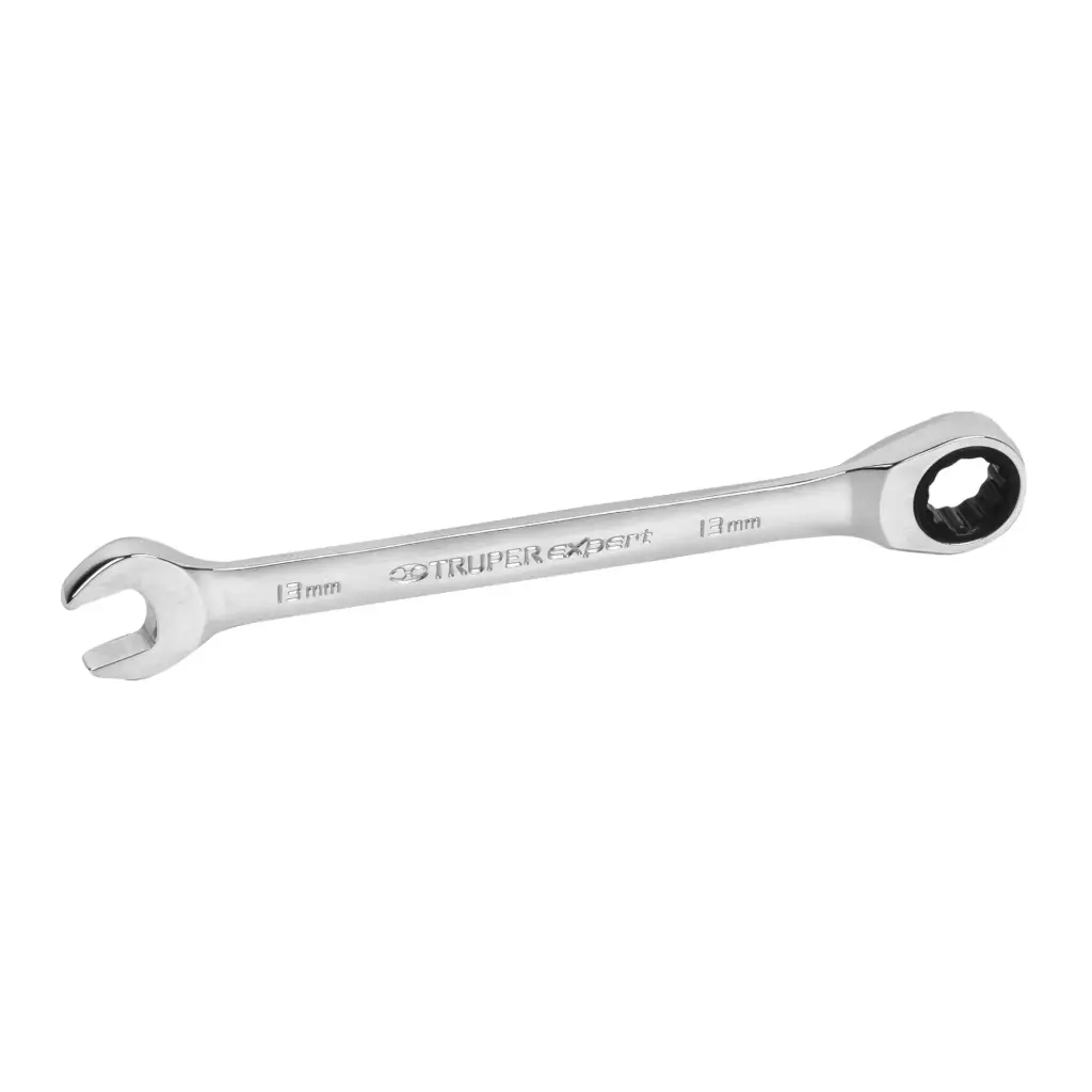 LLAVE MIXTA CON RATCHET 13 MM X174 MM LARGO EXPERT