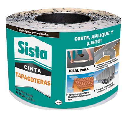 1 METRO CINTA SISTA TAPAGOTERAS (MEDIDAS DEL ROLLO 10CMX10.2MT)