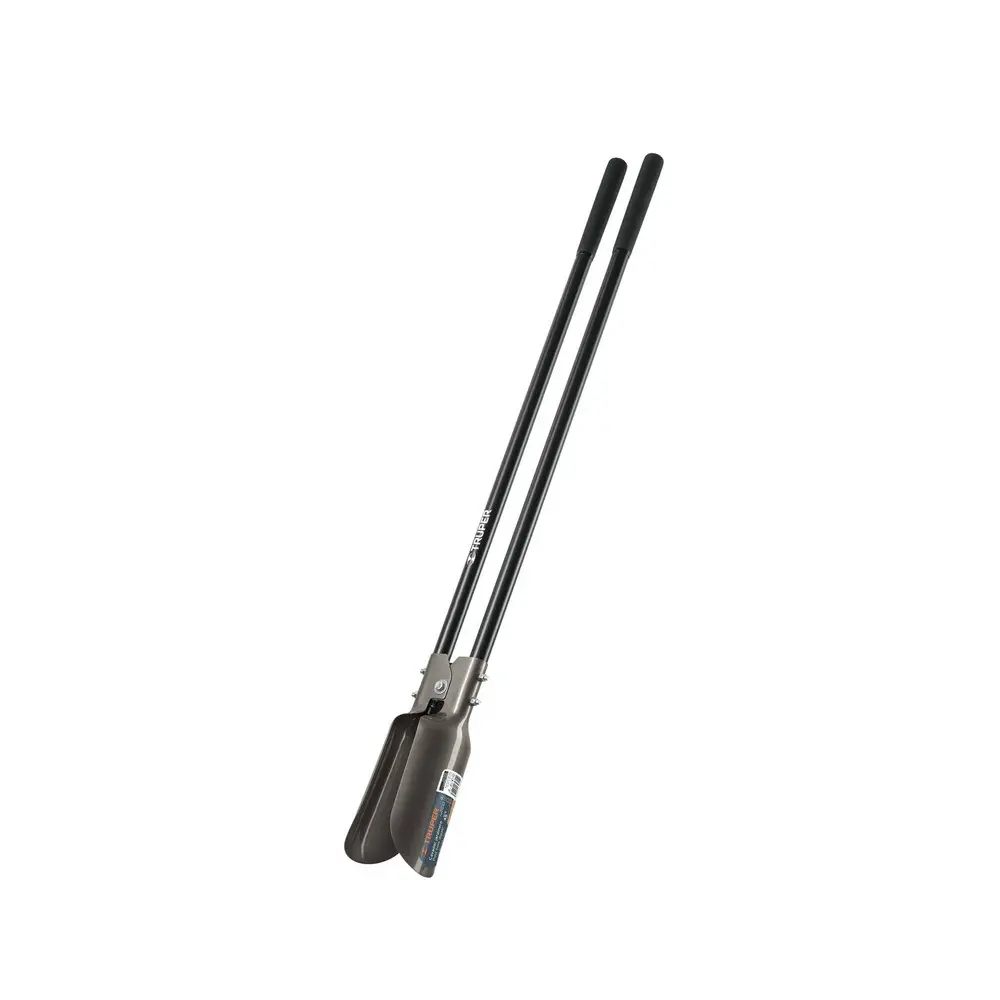 Pala dúplex mango de acero 45", Truper 