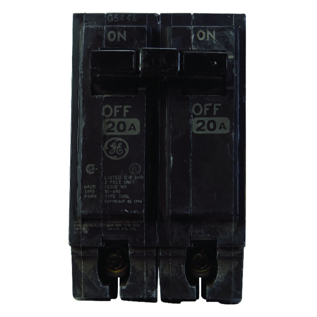 BREAKER - TERMICO 2X20A THOL GE