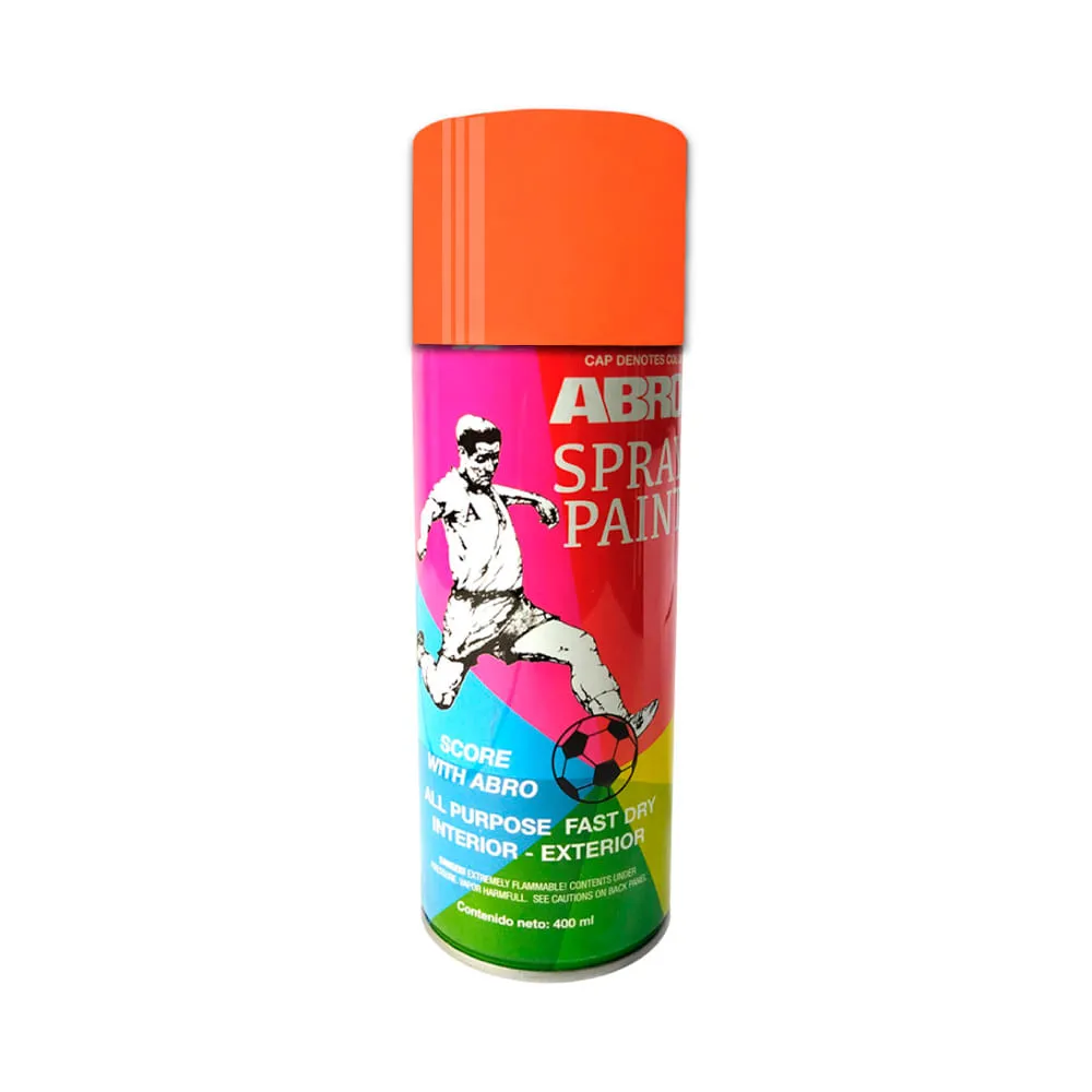 PINTURA SPRAY ANARANJADO ABRO 065