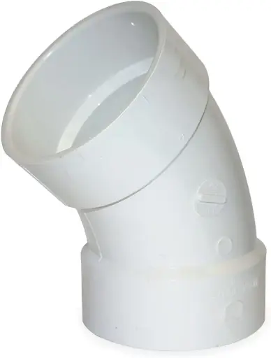 [H3031] Codo de 45 grados DWV 2''