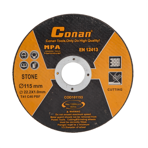 [H000047] DISCO DE CORTE PARA PIEDRA/CONCRETO CONAN 4 1/2 X 5/64 X 7/8 PULG