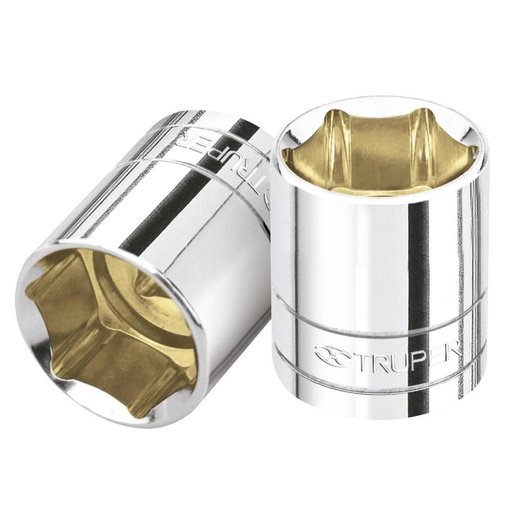 [13274] CUBO CUADRO DADO 1/2" 6 PUNTAS MILIMETRICO 24 Mm TRUPER 13274 Truper D-1224-M