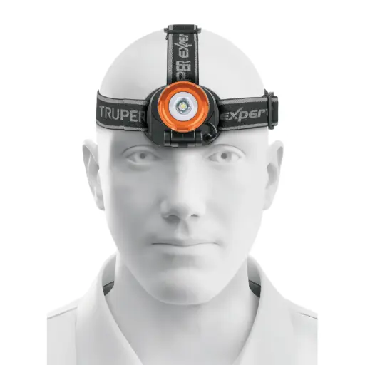 [102129] Linterna de de minero 80 lumenes 1 LED recargable Truper