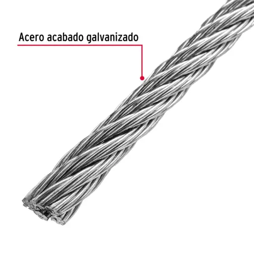[CABLE DE ACERO GALVANIZADO 5/16] CABLE DE ACERO GALVANIZADO 5/16 (METRO)