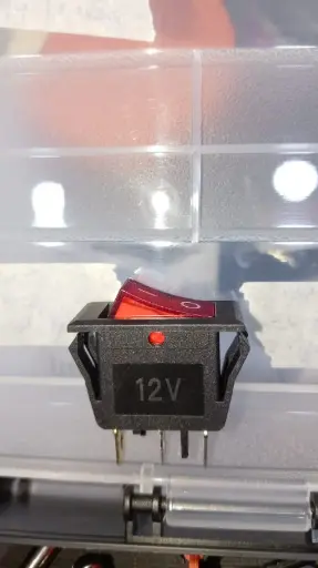 [EC-1220R] SW-BALANCEO 12VDC DE LED ROJO (Nippon)