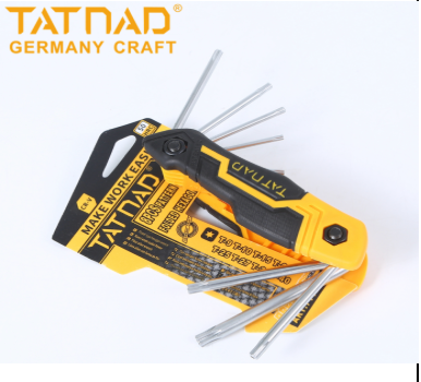 [H000286] JUEGO DE LLAVES TORX TATNAD 8 PZAS