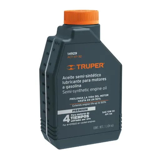 [ACT-4T-32] 14929 Aceite semi-sintético, 4 tiempos, 1000ml (34 oz), Truper