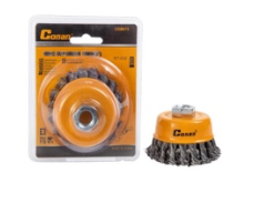 [H000066] CEPILLO DE COPA ALAMBRE METALICO TRENZADO CONAN 3 PULG MULTIROSCA