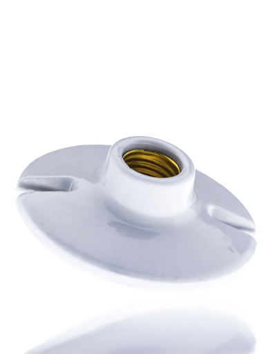 [H000198-1] RECEPTACULO CON BASE SENCILLA COLOR BLANCO