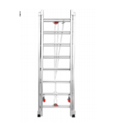 [H000215] ESCALERA DE EXTENSION ALUMINIO 10+10 PELDAÑOS