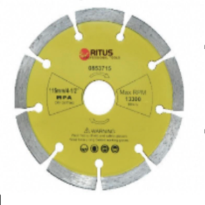 [H000068] DISCO DIAMANTADO RITUS 4 1/2 PULG SEGMENTADO 
