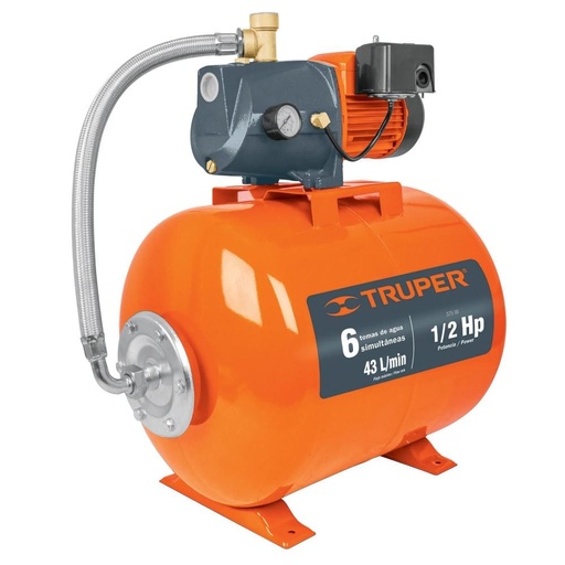 [12254] BOMBA HIDRONEUMATICA 1/2 HP 50 LT TRUPER