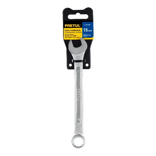 [21909] Llave mixta 15 mm x 190 mm de largo. pretul 