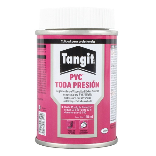 [2418496] Tangit Toda Presión Pegamento Para Tuberías De Pvc Amarillo 125 Ml